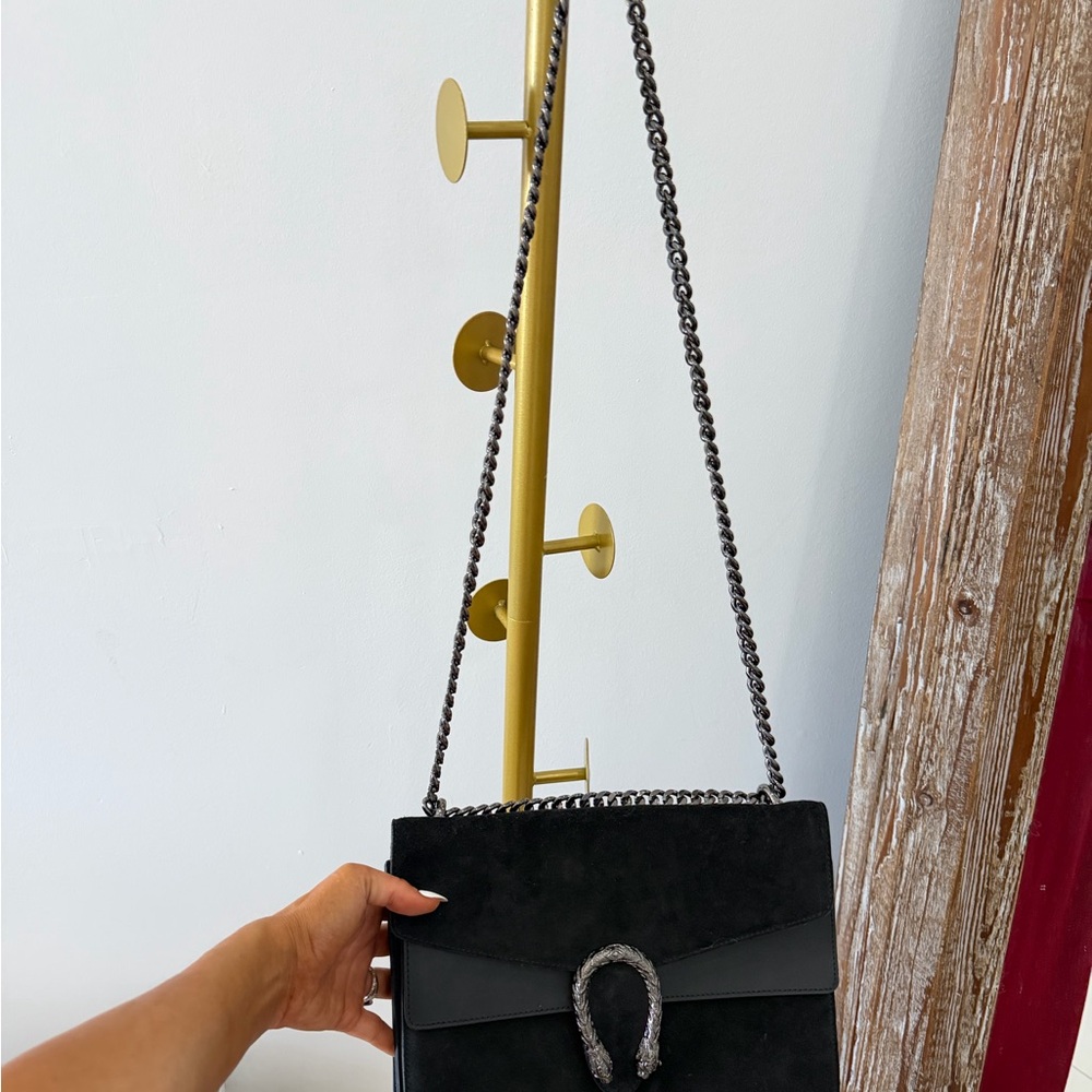 Elegant Black Chain Shoulder Bag - Picture 13 of 13